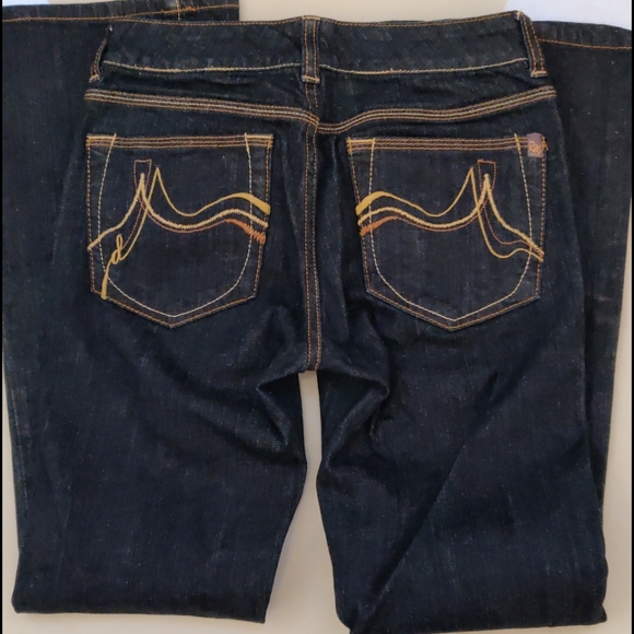 DKNY Dark Wash Flare Jeans Size 1 - Picture 2 of 5